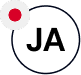 Icon of Japanese Language Identifier "JA" with Japan Flag