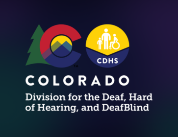 Colorado Division of the Deaf, Hard of Hearing, and DeafBlind Logo
